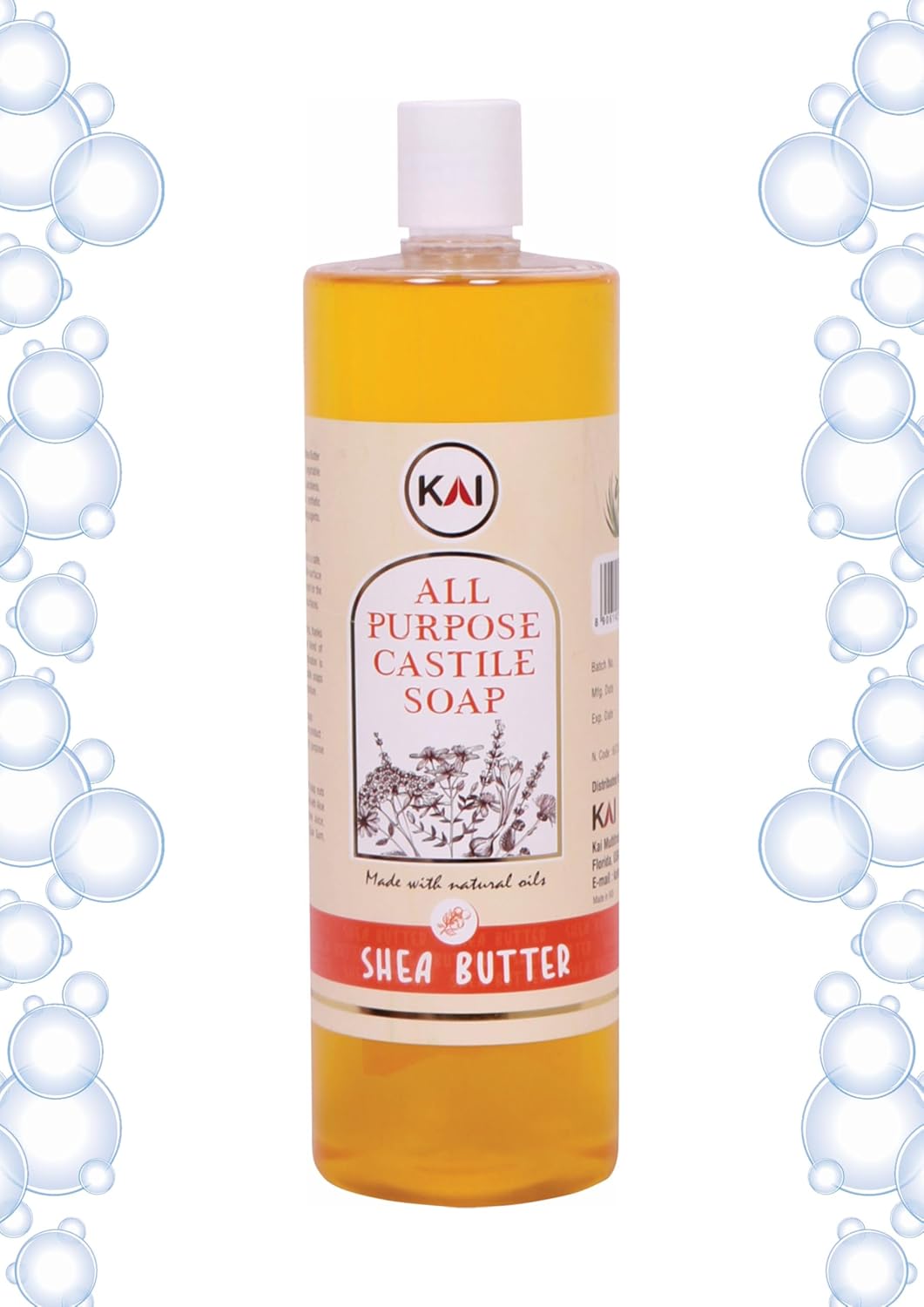 Kai Castille Soap 32oz Sheabutter