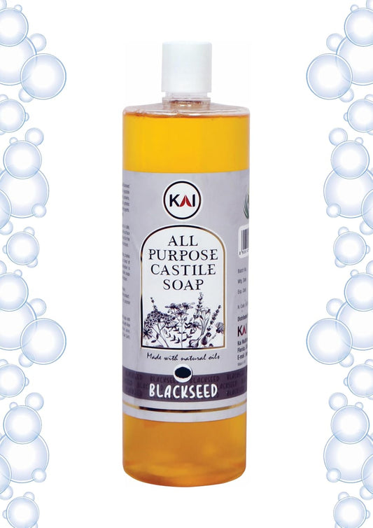 Kai Castille Soap 32oz Black Seed