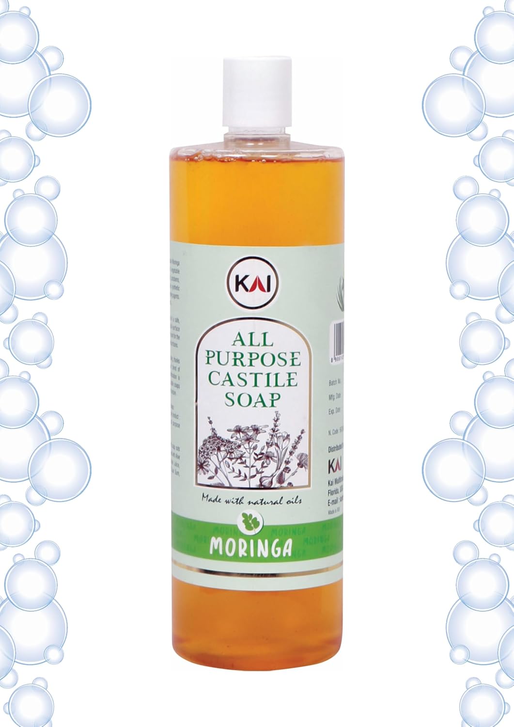 Kai Castille Soap 32oz Moringa